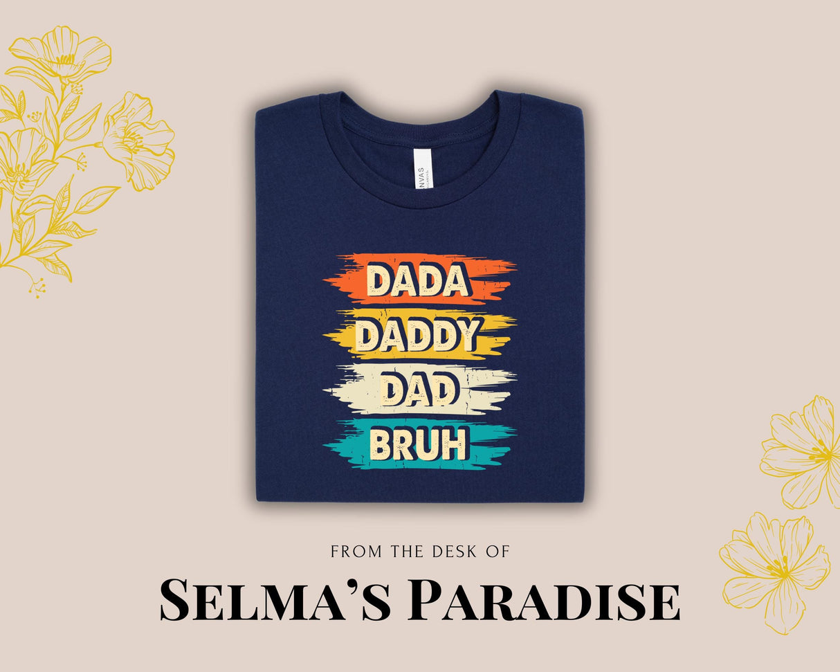 Trendy Father T-shirt, Stylish Dad Design, Father Day Gift, Birthday Gift, Shirt for him, Design,Gift Idea, Soft Shirt,Dada Design