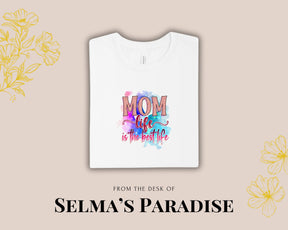 Mom Life Is The Shirt, Personalized Unisex Family Tee, Custom Short Sleeve Top, Day Gift