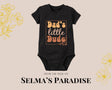Dad's Little Dude Onesie, Personalized Bodysuit, Custom Text Baby Onesie, Baby Shower Gift, Unisex Onesie, Bodysuit Design, Baby Unisex Gift