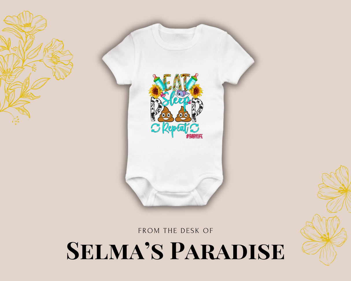 Personalized baby onesie for girl and boy