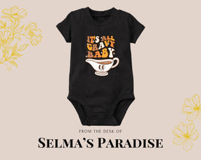 Personalized 'It's All Gravy Baby' Onesie: Trendy Unisex Baby Bodysuit