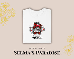 Personalized Valentine's Day T-Shirt: One Loved Mama Design