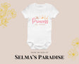 The Princess has arrive Design Onesie, Personalized Bodysuit, Custom Baby Onesie, Personalized Onesie, Custom for Baby, Baby Shower Onesie,