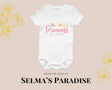 Princess Arrival Onesie: Personalized Baby Bodysuit, Custom Clothes