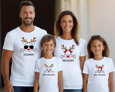 Family Christmas Shirts, Personalize, Custom Unisex T-shirst for Daddys, Mommys and kids, Custom Family Shirt, Make your Own T-shirt.