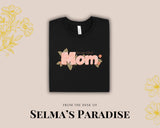 Mom Design, Cotton Oversized T-Shirt, Personalized Trendy, Short Sleeve, Tee for Moms, Cute