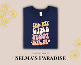 Retro Floral Mama & Butterflies Art Design , Personalized, Oversized, Unisex Custom T-Shirt, Graphic Tee