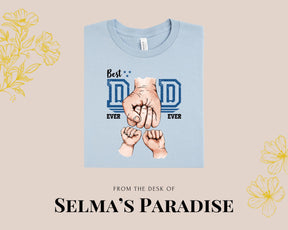 Because I'm the Dad Design, Personalized Oversized, Letter Printed Tee, Custom Short Sleeve T-Shirt