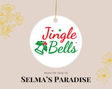 Personalized Ceramic Christmas Ornament: Custom Holiday Keepsake