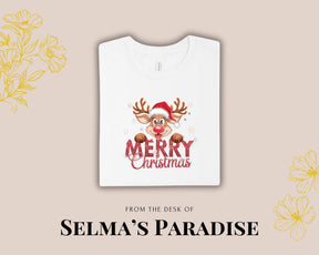 Christmas Loading Design T-Shirt, Short Sleeve Tee Shirt, Graphics Printed Holiday Shirt, Custom