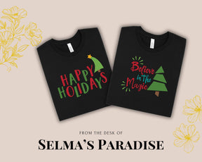 Personalized Christmas Shirt: Custom Graphic Holiday Tee, Unisex Fit