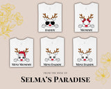 Personalized Family Christmas T-Shirt: Custom Holiday Matching Tee