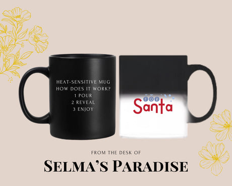 Milk for Santa, Christmas Design, Personalized Coffee Ceramic, Handmade, Mug Gift, Custom Kitchen Decor
