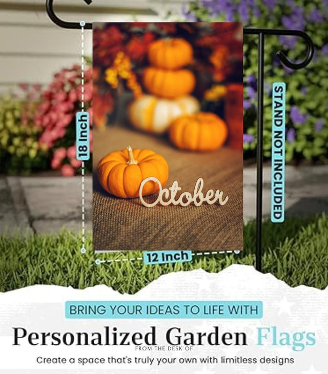 Blank Garden Flags – 12x18in Double-Sided 3-Layer Polyester Banners for Sublimation or Vinyl, DIY Outdoor Lawn Flag Ready for Printing