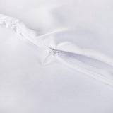 White Pillow Cover – 15.7x15.7in (40x40cm) Blank Burlap Cushion Case for DIY Sublimation, Embroidery, or Vinyl