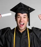 Gold Graduation Honor Cord – Braided Rayon Tassel for Bachelor, Master & Doctoral Gowns, Class of 2025 Ceremony Decoration