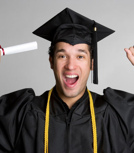 Gold Graduation Honor Cord – Braided Rayon Tassel for Bachelor, Master & Doctoral Gowns, Class of 2025 Ceremony Decoration