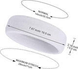 Sports Headbands for Men & Women Moisture Wicking Terry Cloth Sweatbands Running, Basketball, Yoga, Tennis, Gym Workouts