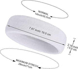 Sports Headbands for Men & Women Moisture Wicking Terry Cloth Sweatbands Running, Basketball, Yoga, Tennis, Gym Workouts