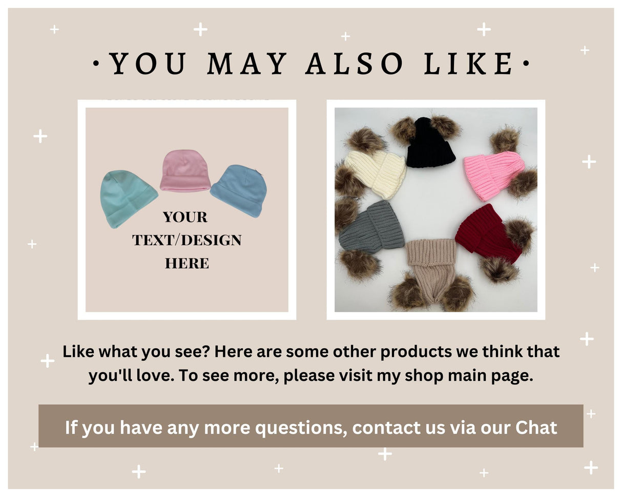 Baby Hat & Mittens Set – White Sublimation Blanks for Newborns (0–4 Months), Infant Beanie and Gloves Set for Personalization (2 Sets)