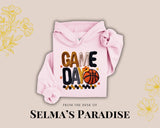 Game Day Hoodie | Basketball Mom Sweatshirt | Sports Mom Hoodie | Pink Game Day Shirt | Unisex Basketball Hoodie