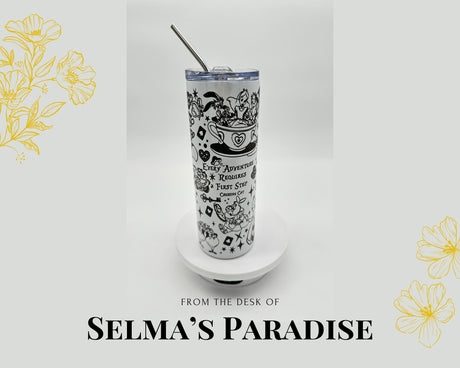 Always Bee Kind Tumbler: Personalized Insulated Stainless Steel 20oz
