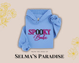 Spooky Babe Hoodie | Halloween Graphic Sweatshirt for Women, Fall Season