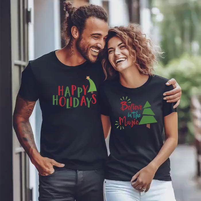 Personalized Christmas Shirt: Custom Graphic Holiday Tee, Unisex Fit