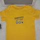 Daddy's Son Yellow Onesie: 9 Month Baby Boy Bodysuit