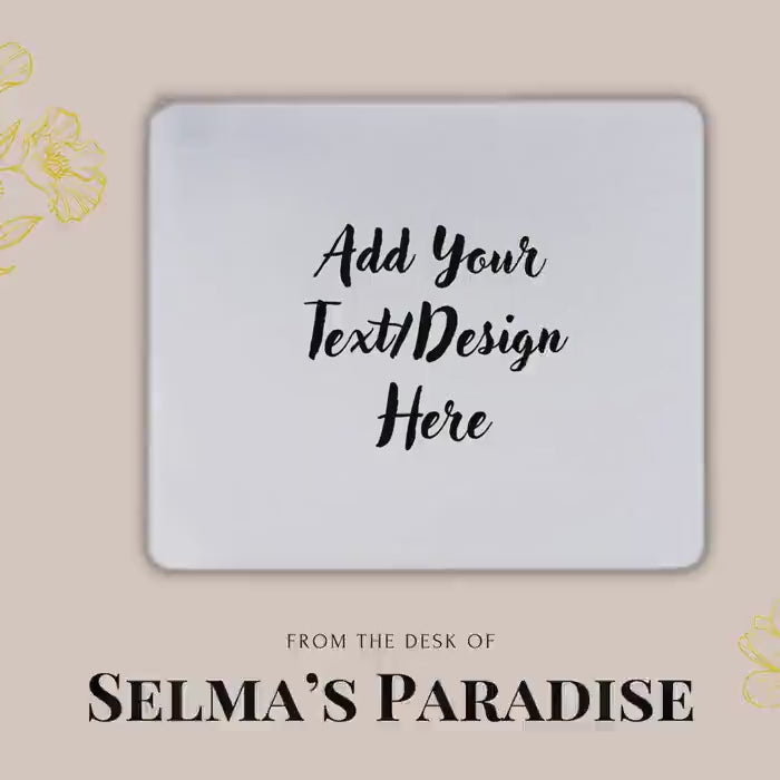 Customizable Sublimation Mouse Pad: Personalized Text & Photo