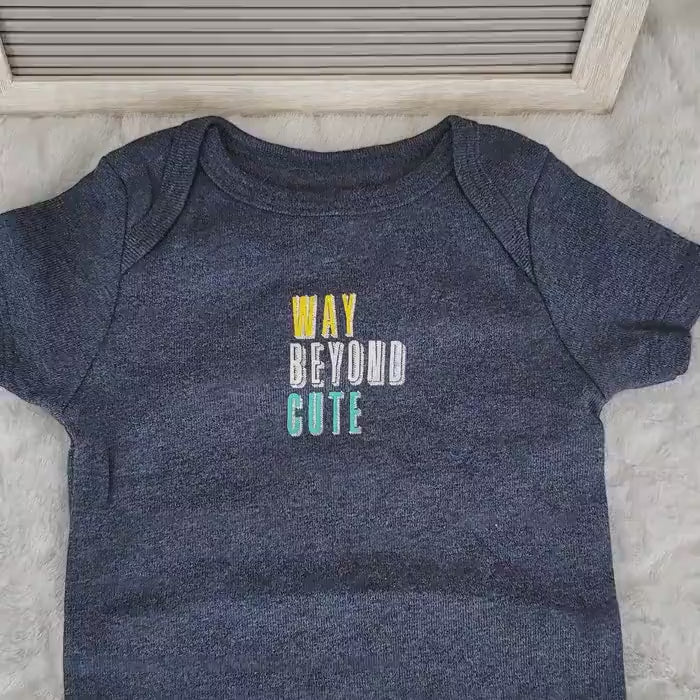 Way Beyond Blue Onesie, 6-Month Baby Boy , Design, Style Bodysuit