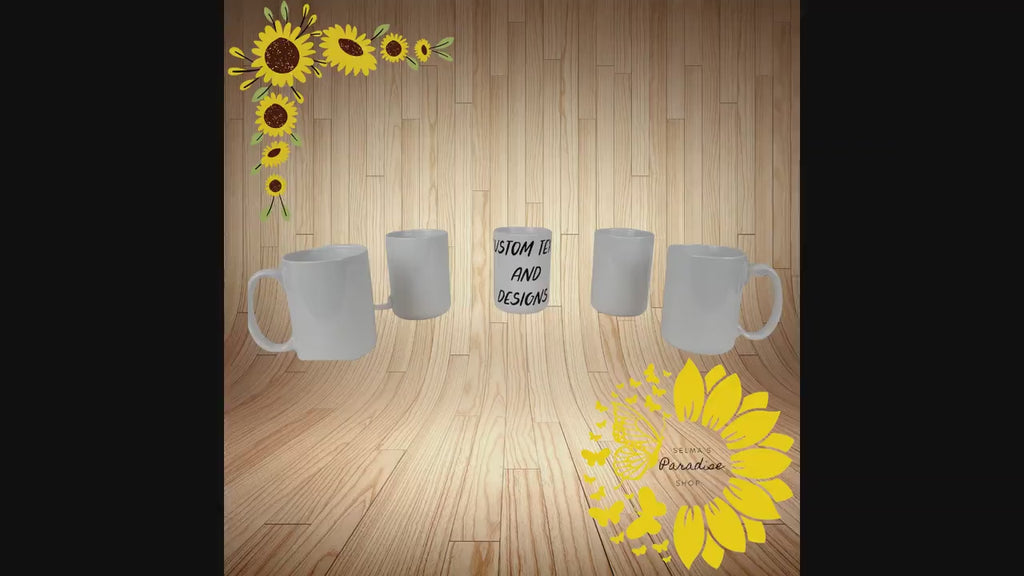 Personalized Mugs, Custom Coffe-Tea Cup, Birthday Gift, Gift for Her or Him, Anniversary, Valentine's day, for any Gift Occasions.