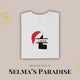 Personalized Santa Hat Christmas T-Shirt: Custom Name Holiday Tee