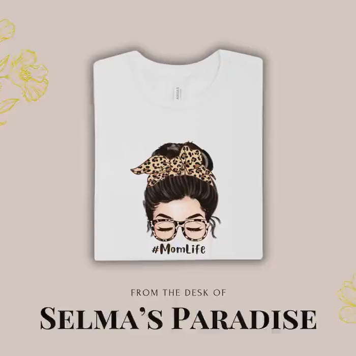 Mom and Mini Matching Shirt: Custom Graphic Printed Cotton Tee