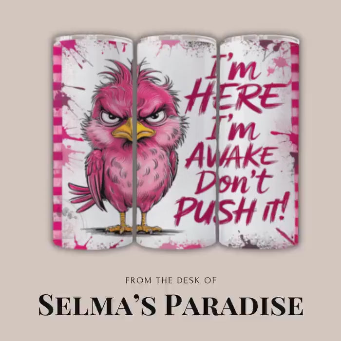 Personalized Stainless Steel Tumbler: "A Penny for Your Thoughts" Design, 20oz