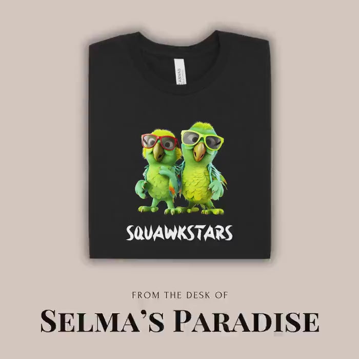 Kids Parrots T-shirt, Fury Friend Design