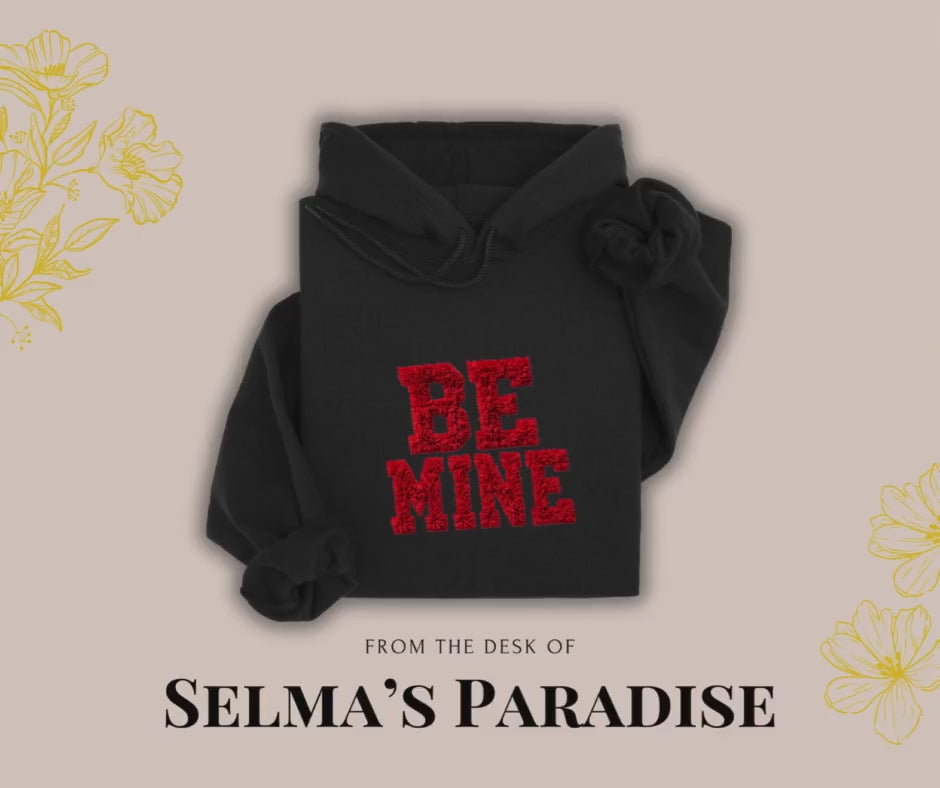Be Mine Hoodie | Textured Valentine's Day Sweatshirt