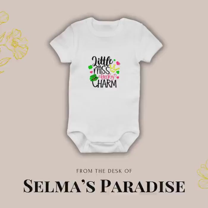 St. Patrick’s Day Baby Onesie Personalized Unisex Bodysuit Custom Newborn Gift for Boys & Girls