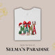 Mama Claus Design T-Shirt, Custom Christmas TShirt, Short Sleeve Tee, Graphics Printed Holiday