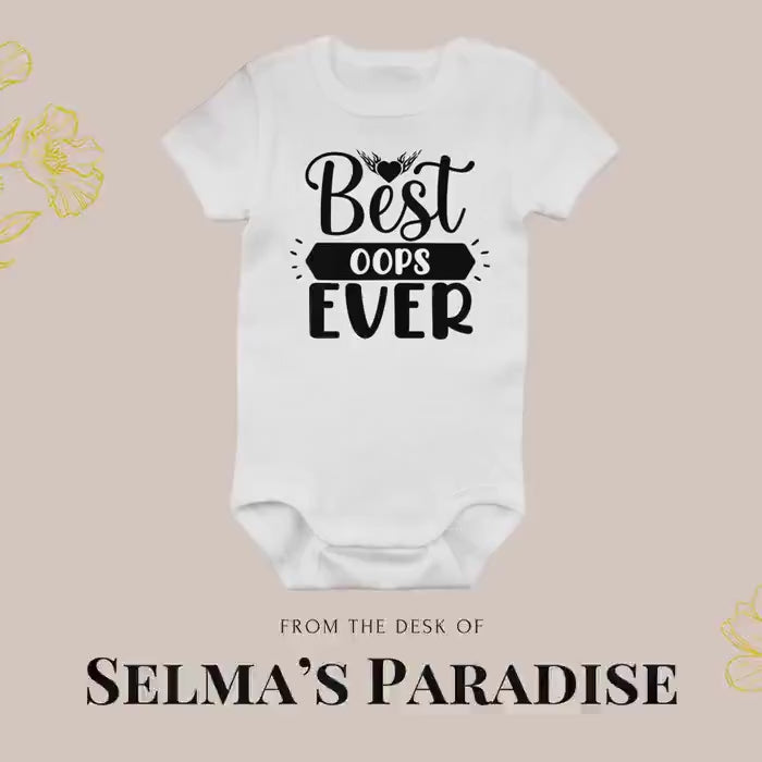 Oops Ever Design Bodysuit, Personalized Onesie, Newborn Girl Outfit, Unisex,  Baby Boy Clothes