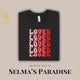 Valentine Custom T-Shirt Unisex Loved Design Graphic Printed Casual Short Sleeve Trendy Tee