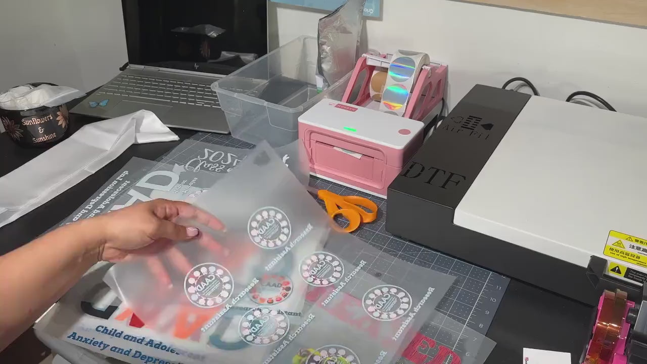 Custom DTF Transfer Ready to Press | Personalized Heat Transfer | Full Color DTF Print | Gang Sheet or Single Image | Fast Turnaround