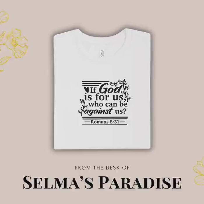 Thankful Embroidered Unisex Tee: Inspirational Cotton T-Shirt