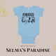 Power By Milk Design Baby Onesie: Trendy Unisex Bodysuit