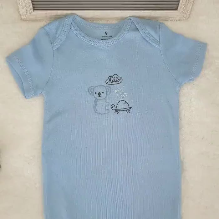 Bear Turtle Baby Onesie: Soft Cotton Bodysuit