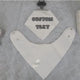 Custom Baby Cotton Bandana Bibs, Personalized Last Name or First, Announcement