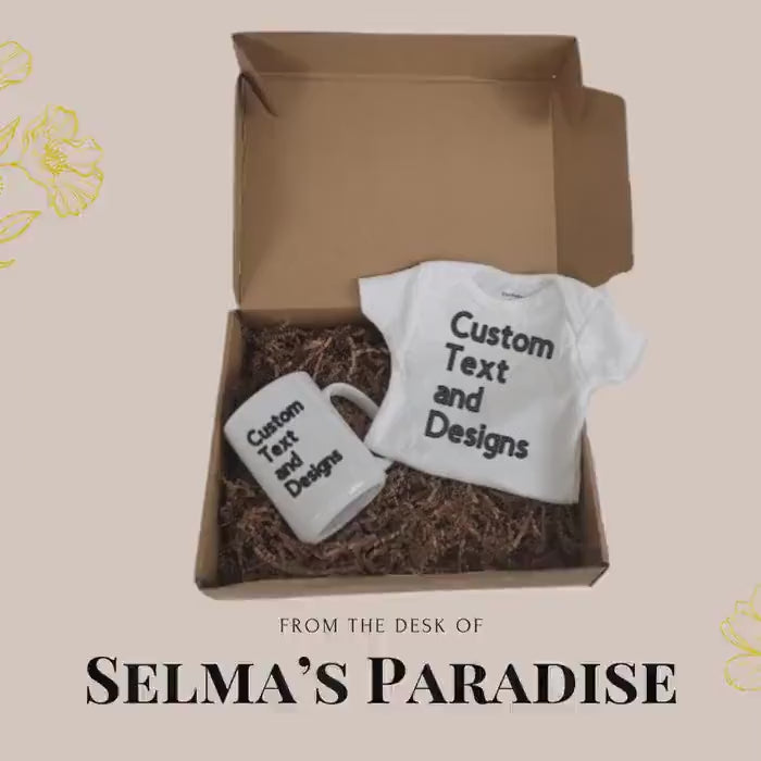 Custom Onesie and Mug Personalized Baby Unisex Onesie Baby Announcement Ceramic Coffee Mug Baby Shower Gift, Newborn Baby Coming Gift