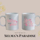 Gold Trim Personalized Ceramic Mug, Valentine's Gift