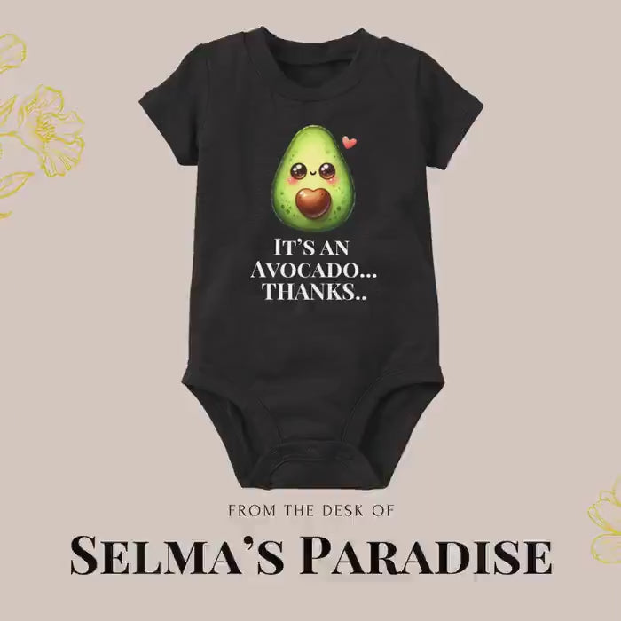 Avocado Baby Onesie – Custom Printed Unisex Bodysuit