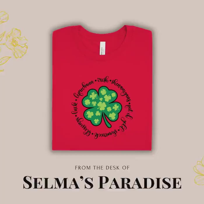 Customizable St. Patrick’s Day T-Shirt - Make Your Own Graphic Printed Unisex Short Sleeve